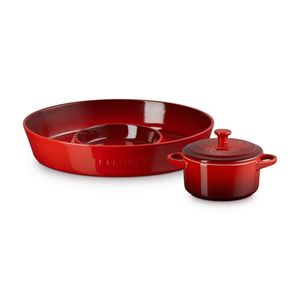 2pc Chip & Dip Entertainment Set, Cerise Product Image
