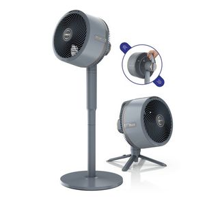FlexBreeze Pedestal & Tabletop Indoor/Outdoor Fan w/ InstaCool Mist Gray Product Image