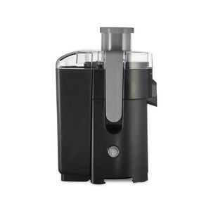 HealthSmart Compact Juice Extractor w/ Large Chute Black & Gray Product Image