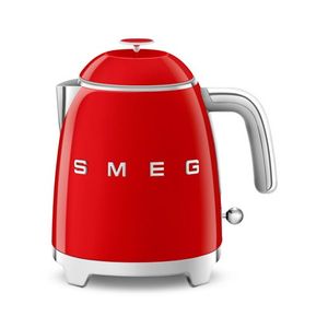 Retro-Style 3 Cup Electric Mini Kettle Red Product Image