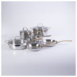 Castelle 10pc Stainless Steel Cookware Set Product Image