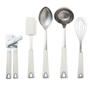 Drexler 6pc Kitchen Tool Set Linen Product Image