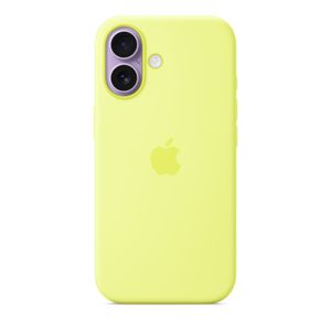 iPhone 17 Silicone Case with MagSafe - Neon Yellow Product Image