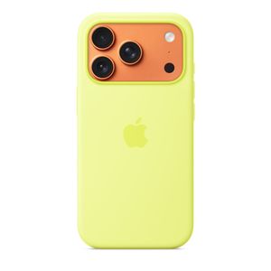 iPhone 17 Pro Silicone Case with MagSafe – Neon Yellow Product Image