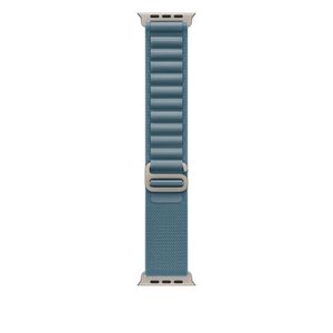 49mm Light Blue Alpine Loop - Medium - Natural Titanium Finish Product Image