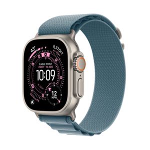 Apple Watch Ultra 3 GPS + Cellular 49mm Natural Titanium Case with Light Blue Alpine Loop - Medium Product Image