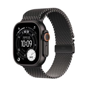 Apple Watch Ultra 3 GPS + Cellular 49mm Black Titanium Case with Black Titanium Milanese Loop - Small Product Image