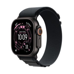 Apple Watch Ultra 3 GPS + Cellular 49mm Black Titanium Case with Black Alpine Loop - Medium Product Image