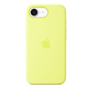iPhone 16e Silicone Case – Neon Yellow Product Image