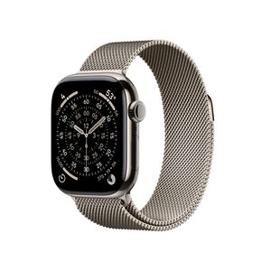 Apple Watch Series 11 GPS + Cellular 42mm Natural Titanium Case with Natural Milanese Loop Product Image