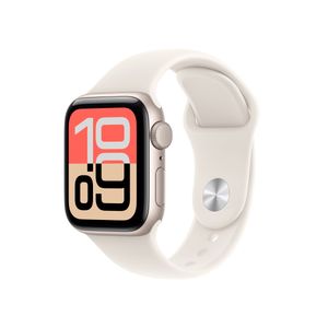 Apple Watch SE 3 GPS 40mm Starlight Aluminum Case with Starlight Sport Band - M/L Product Image