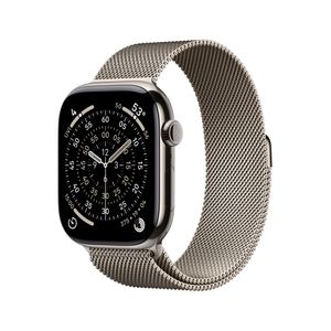 Apple Watch Series 11 GPS + Cellular 46mm Natural Titanium Case with Natural Milanese Loop - S/M Product Image
