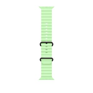 49mm Neon Green Ocean Band - Black Titanium Finish Product Image