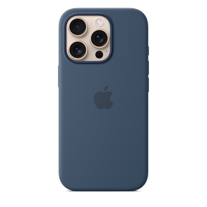 iPhone 16 Pro Silicone Case with MagSafe - Denim Product Image