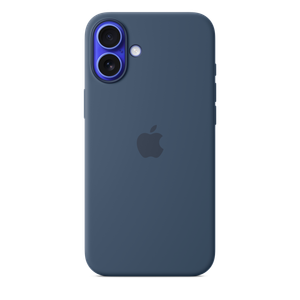 iPhone 16 Plus Silicone Case with MagSafe - Denim Product Image
