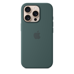 iPhone 16 Pro Silicone Case with MagSafe - Lake Green Product Image