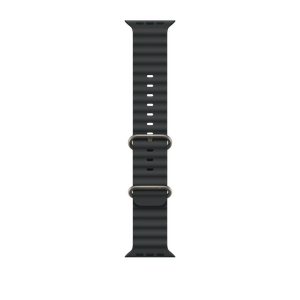 49mm Black Ocean Band - Natural Titanium Finish Product Image