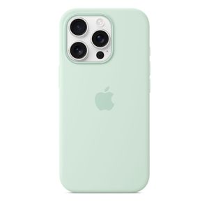iPhone 16 Pro Silicone Case with MagSafe - Aquamarine Product Image