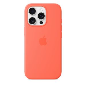 iPhone 16 Pro Silicone Case with MagSafe - Tangerine Product Image