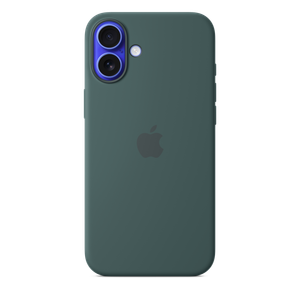 iPhone 16 Plus Silicone Case with MagSafe - Lake Green Product Image
