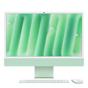 24-inch iMac with Retina 4.5K display: Apple M4 chip with 10-core CPU and 10-core GPU, 256GB SSD - Green Product Image