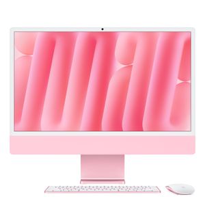 24-inch iMac with Retina 4.5K display: Apple M4 chip with 8-core CPU and 8-core GPU, 256GB SSD - Pink Product Image