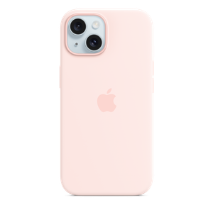 iPhone 15 Silicone Case with MagSafe - Light Pink Product Image