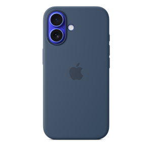 iPhone 16 Silicone Case with MagSafe - Denim Product Image