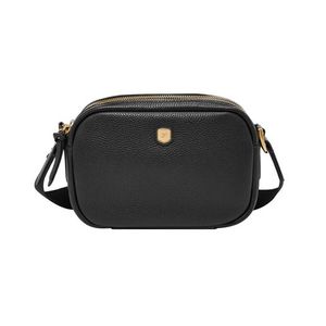 Danni Leather Crossbody Bag, Black Product Image