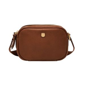 Danni Leather Crossbody Bag, Brown Product Image