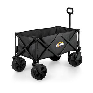 Adventure Wagon Elite All-Terrain Portable Utility Wagon -Los Angeles Rams Dark Gray Product Image