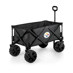 Adventure Wagon Elite All-Terrain Portable Utility Wagon -Pittsburgh Steelers Dark Gray Product Image