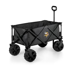 Adventure Wagon Elite All-Terrain Portable Utility Wagon -Minnesota Vikings Dark Gray Product Image