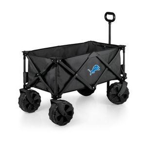 Adventure Wagon Elite All-Terrain Portable Utility Wagon -Detroit Lions Dark Gray Product Image