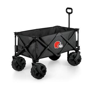 Adventure Wagon Elite All-Terrain Portable Utility Wagon -Clevland Browns Dark Gray Product Image