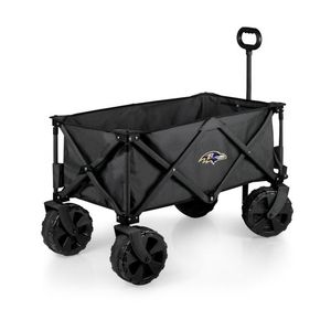 Adventure Wagon Elite All-Terrain Portable Utility Wagon -Baltimore Ravens Dark Gray Product Image