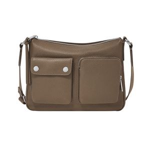 Maysen Leather Crossbody Bag Tan Product Image