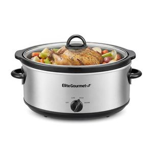 7qt Stainless Steel Slow Cooker Product Image