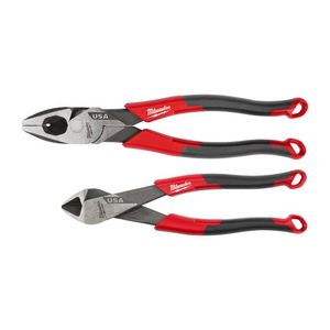 2pc Comfort Grip Cutting Pliers Set (USA) Product Image