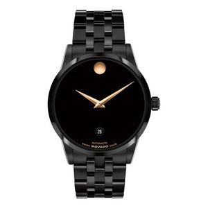 Mens Museum Classic Automatic Black IP Stainless Steel Watch Black Dial Product Image