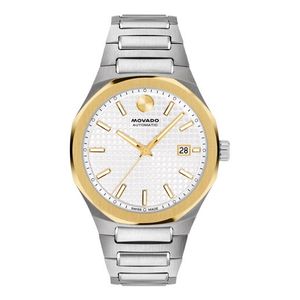 Mens Centurion Automatic Two-Tone Stainless Steel Watch White Dial Product Image