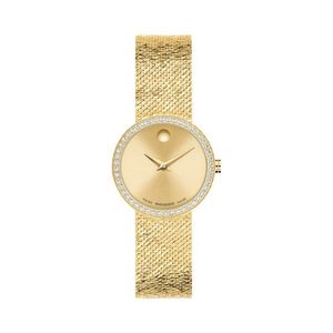 Ladies Museum Velura Gold-Tone Stainless Steel Milanese Watch Gold Dial Product Image