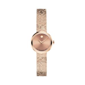 Ladies Velura Mini Rose Gold-Tone Stainless Steel Milanese Watch Rose Gold Dial Product Image