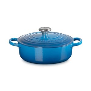 3.5qt Signature Cast Iron Round Wide Dutch Oven, Marseille Product Image