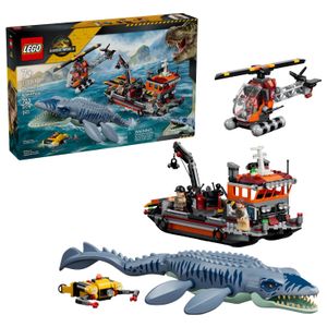 LEGO - Jurassic World Mosasaurus Dinosaur Boat Attack 77983 Product Image