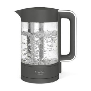 1.7L Electric Kettle w/ Tea Infuser Caviar Gray Product Image