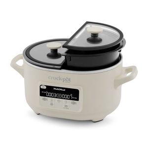 MultiMeal Dual-Pot Multicooker & Slow Cooker w/ Bake Function Oat Milk Product Image