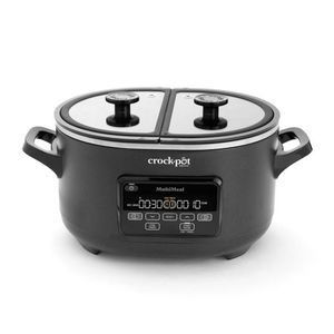 MultiMeal Dual-Pot Multicooker & Slow Cooker w/ Bake Function Black Product Image