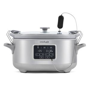 7qt Programmable Cook & Carry Slow Cooker w/ Sous Vide Stainless Steel Product Image