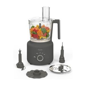 10-Cup Electric Food Processor Caviar Gray Product Image